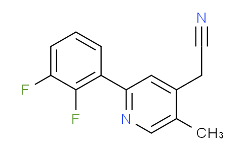 2-(2,3-Difluorophenyl)-5-methylpyridine-4-acetonitrile