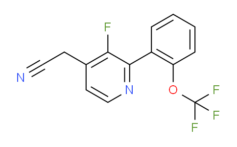 AM97065 | 1261527-36-9 | 3-Fluoro-2-(2-(trifluoromethoxy)phenyl)pyridine-4-acetonitrile