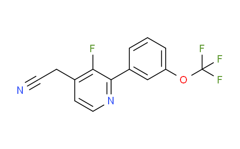 AM97068 | 1261560-40-0 | 3-Fluoro-2-(3-(trifluoromethoxy)phenyl)pyridine-4-acetonitrile