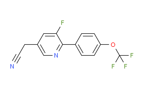 AM97072 | 1261592-58-8 | 3-Fluoro-2-(4-(trifluoromethoxy)phenyl)pyridine-5-acetonitrile