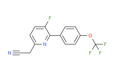 AM97073 | 1261577-24-5 | 3-Fluoro-2-(4-(trifluoromethoxy)phenyl)pyridine-6-acetonitrile