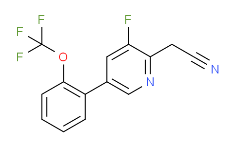 AM97074 | 1261832-30-7 | 3-Fluoro-5-(2-(trifluoromethoxy)phenyl)pyridine-2-acetonitrile