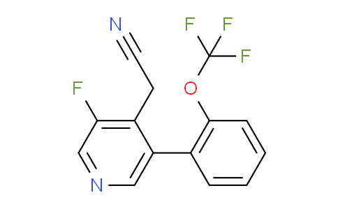 AM97075 | 1261779-43-4 | 3-Fluoro-5-(2-(trifluoromethoxy)phenyl)pyridine-4-acetonitrile