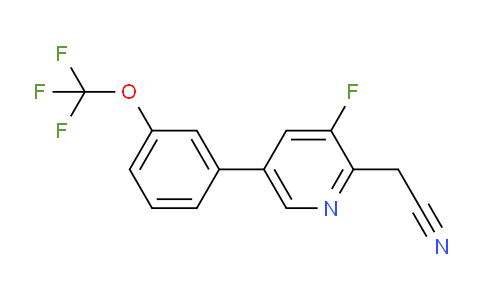 AM97076 | 1261506-91-5 | 3-Fluoro-5-(3-(trifluoromethoxy)phenyl)pyridine-2-acetonitrile