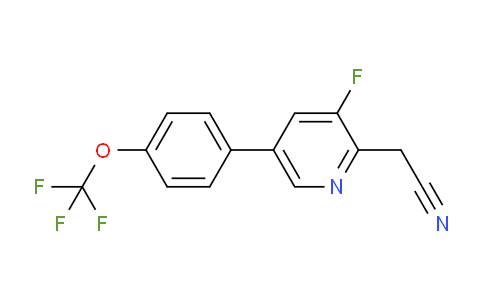 AM97078 | 1261655-51-9 | 3-Fluoro-5-(4-(trifluoromethoxy)phenyl)pyridine-2-acetonitrile