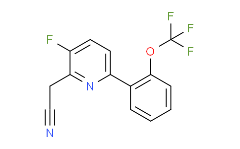 AM97080 | 1261880-15-2 | 3-Fluoro-6-(2-(trifluoromethoxy)phenyl)pyridine-2-acetonitrile