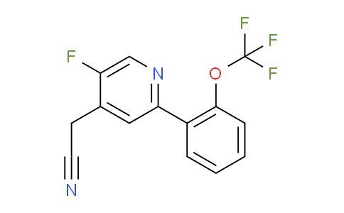 AM97084 | 1261779-47-8 | 5-Fluoro-2-(2-(trifluoromethoxy)phenyl)pyridine-4-acetonitrile