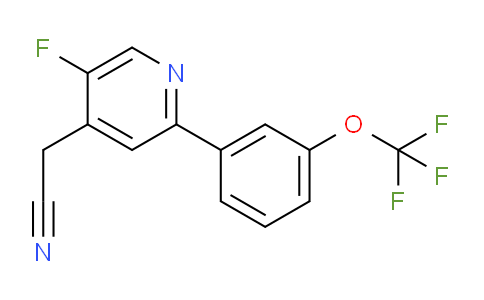 AM97086 | 1261725-70-5 | 5-Fluoro-2-(3-(trifluoromethoxy)phenyl)pyridine-4-acetonitrile