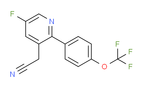 AM97087 | 1261832-45-4 | 5-Fluoro-2-(4-(trifluoromethoxy)phenyl)pyridine-3-acetonitrile