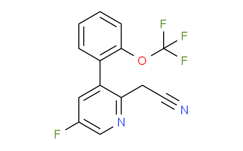 AM97089 | 1261739-10-9 | 5-Fluoro-3-(2-(trifluoromethoxy)phenyl)pyridine-2-acetonitrile