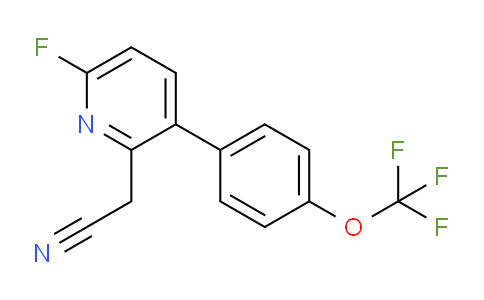 AM97097 | 1261832-48-7 | 6-Fluoro-3-(4-(trifluoromethoxy)phenyl)pyridine-2-acetonitrile