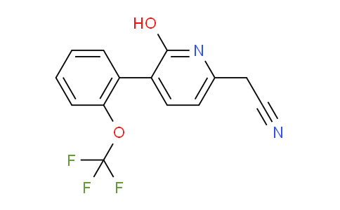 AM97100 | 1261856-87-4 | 2-Hydroxy-3-(2-(trifluoromethoxy)phenyl)pyridine-6-acetonitrile