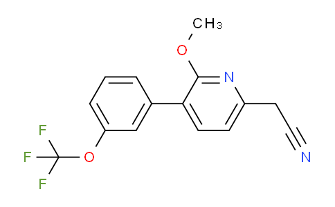 AM97121 | 1261662-47-8 | 2-Methoxy-3-(3-(trifluoromethoxy)phenyl)pyridine-6-acetonitrile