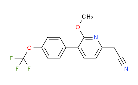 AM97124 | 1261502-74-2 | 2-Methoxy-3-(4-(trifluoromethoxy)phenyl)pyridine-6-acetonitrile