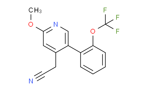 AM97126 | 1261614-84-9 | 2-Methoxy-5-(2-(trifluoromethoxy)phenyl)pyridine-4-acetonitrile