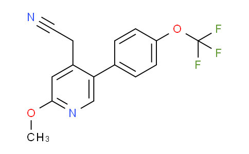AM97130 | 1261853-98-8 | 2-Methoxy-5-(4-(trifluoromethoxy)phenyl)pyridine-4-acetonitrile