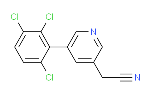 5-(2,3,6-Trichlorophenyl)pyridine-3-acetonitrile
