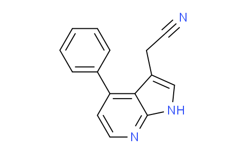 4-Phenyl-1H-pyrrolo[2,3-b]pyridine-3-acetonitrile