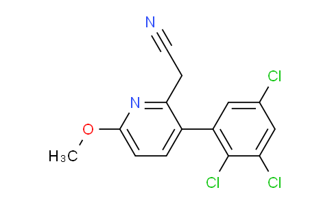 AM97186 | 1361714-65-9 | 6-Methoxy-3-(2,3,5-trichlorophenyl)pyridine-2-acetonitrile
