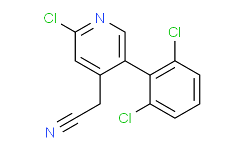 2-Chloro-5-(2,6-dichlorophenyl)pyridine-4-acetonitrile