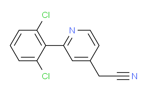 2-(2,6-Dichlorophenyl)pyridine-4-acetonitrile