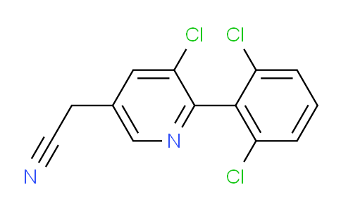 AM97204 | 1361608-82-3 | 3-Chloro-2-(2,6-dichlorophenyl)pyridine-5-acetonitrile