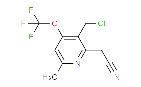AM97245 | 1361738-19-3 | 3-(Chloromethyl)-6-methyl-4-(trifluoromethoxy)pyridine-2-acetonitrile