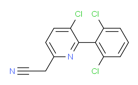 AM97252 | 1361652-04-1 | 3-Chloro-2-(2,6-dichlorophenyl)pyridine-6-acetonitrile
