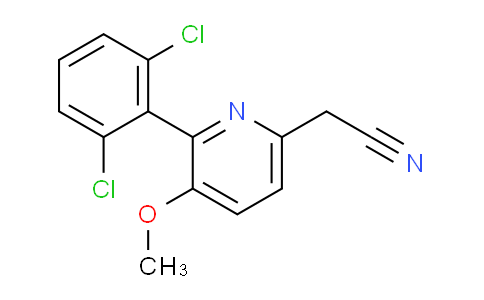 AM97257 | 1361652-21-2 | 2-(2,6-Dichlorophenyl)-3-methoxypyridine-6-acetonitrile