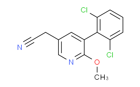 AM97258 | 1361722-86-2 | 3-(2,6-Dichlorophenyl)-2-methoxypyridine-5-acetonitrile