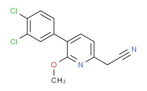 AM97320 | 1361864-62-1 | 3-(3,4-Dichlorophenyl)-2-methoxypyridine-6-acetonitrile