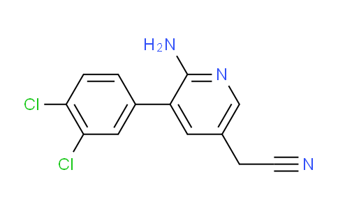 AM97323 | 1361659-56-4 | 2-Amino-3-(3,4-dichlorophenyl)pyridine-5-acetonitrile