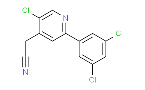 5-Chloro-2-(3,5-dichlorophenyl)pyridine-4-acetonitrile