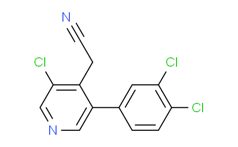 AM97345 | 1361720-54-8 | 3-Chloro-5-(3,4-dichlorophenyl)pyridine-4-acetonitrile