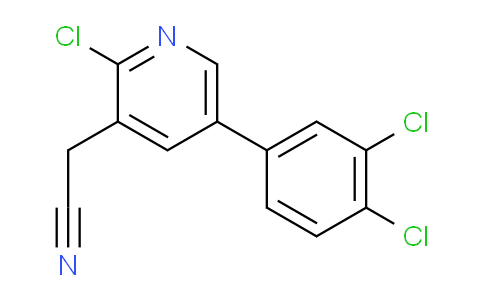 2-Chloro-5-(3,4-dichlorophenyl)pyridine-3-acetonitrile