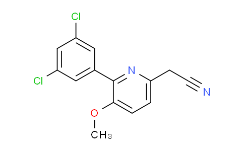 AM97389 | 1361740-29-5 | 2-(3,5-Dichlorophenyl)-3-methoxypyridine-6-acetonitrile