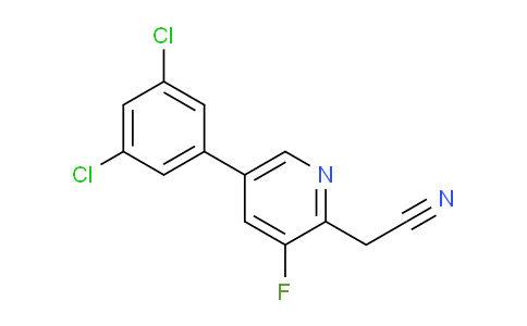 5-(3,5-Dichlorophenyl)-3-fluoropyridine-2-acetonitrile