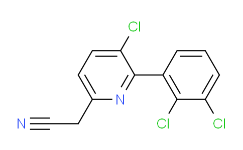 3-Chloro-2-(2,3-dichlorophenyl)pyridine-6-acetonitrile