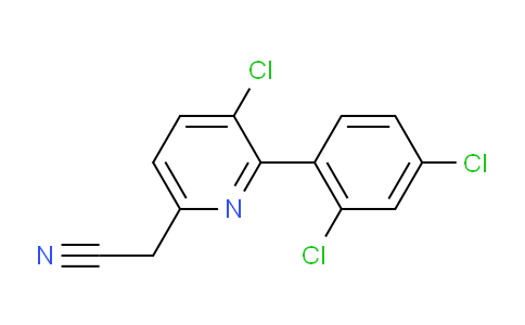 AM97451 | 1361876-19-8 | 3-Chloro-2-(2,4-dichlorophenyl)pyridine-6-acetonitrile