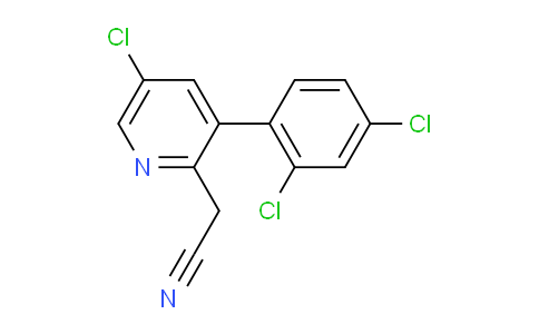 5-Chloro-3-(2,4-dichlorophenyl)pyridine-2-acetonitrile