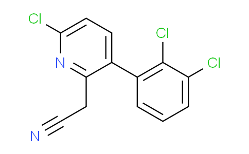6-Chloro-3-(2,3-dichlorophenyl)pyridine-2-acetonitrile
