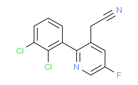 2-(2,3-Dichlorophenyl)-5-fluoropyridine-3-acetonitrile