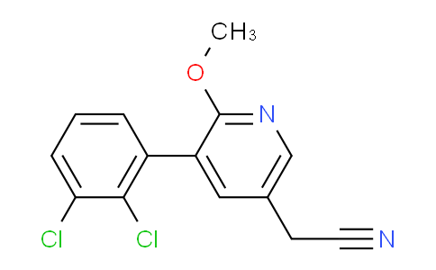 AM97481 | 1361877-17-9 | 3-(2,3-Dichlorophenyl)-2-methoxypyridine-5-acetonitrile