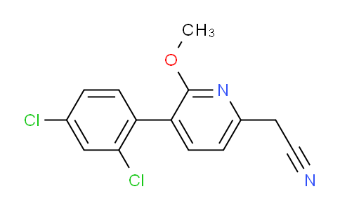 AM97486 | 1361712-61-9 | 3-(2,4-Dichlorophenyl)-2-methoxypyridine-6-acetonitrile