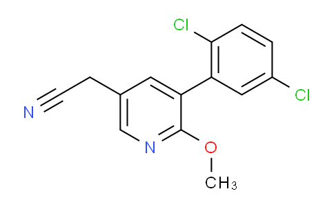 AM97544 | 1361822-55-0 | 3-(2,5-Dichlorophenyl)-2-methoxypyridine-5-acetonitrile