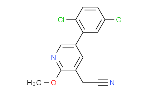 5-(2,5-Dichlorophenyl)-2-methoxypyridine-3-acetonitrile