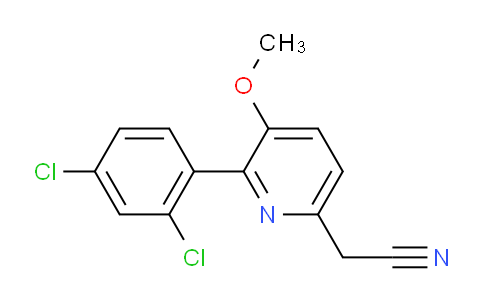 AM97556 | 1361912-94-8 | 2-(2,4-Dichlorophenyl)-3-methoxypyridine-6-acetonitrile