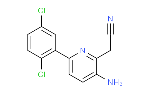 3-Amino-6-(2,5-dichlorophenyl)pyridine-2-acetonitrile