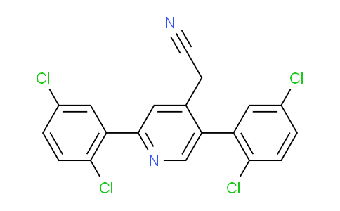 AM97575 | 1361890-50-7 | 2,5-Bis(2,5-dichlorophenyl)pyridine-4-acetonitrile