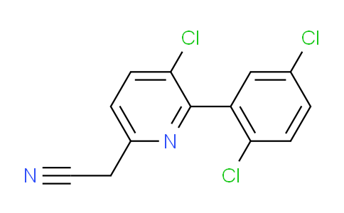 AM97579 | 1361913-54-3 | 3-Chloro-2-(2,5-dichlorophenyl)pyridine-6-acetonitrile